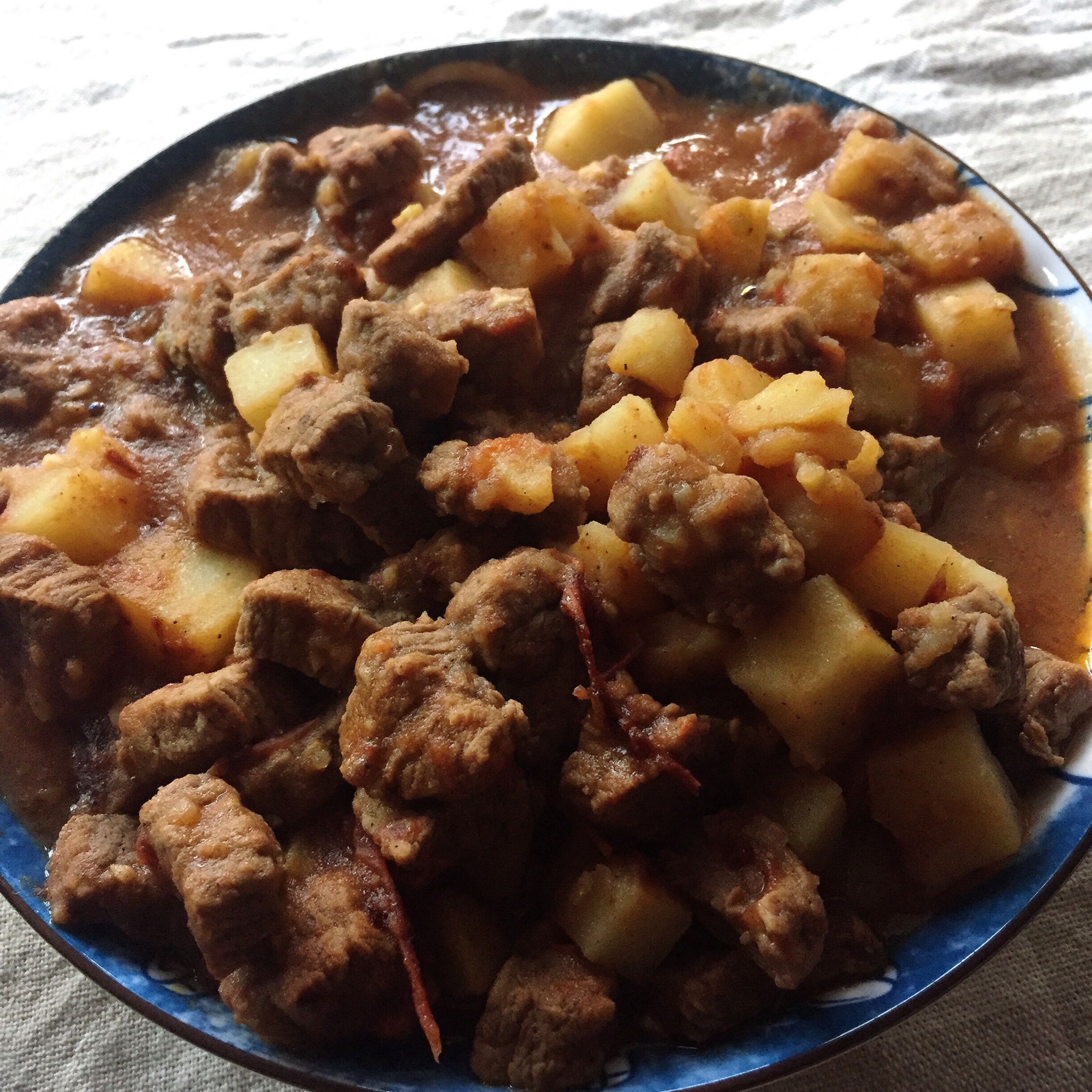 西红柿牛腩土豆