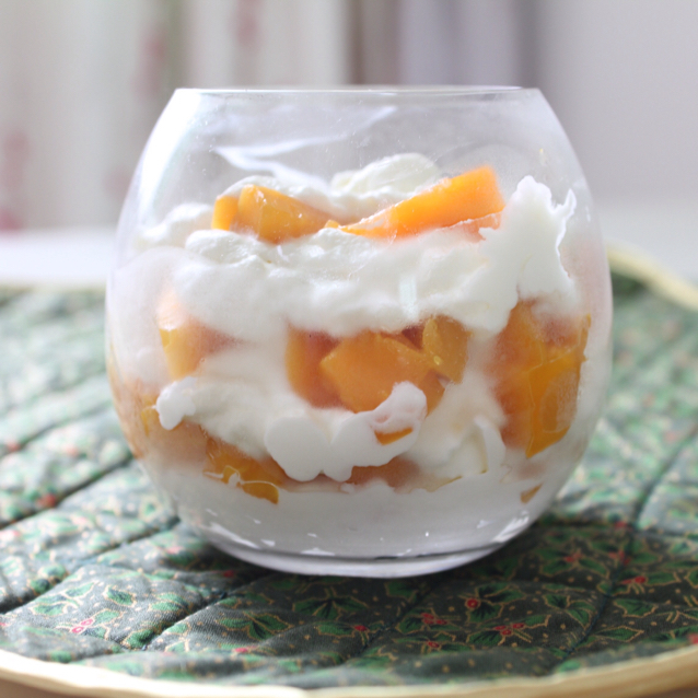芒果奶油杯