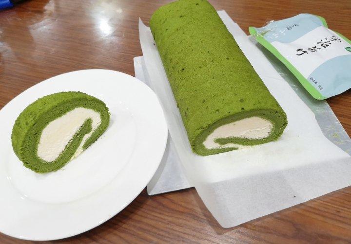 抹茶蜜豆蛋糕卷