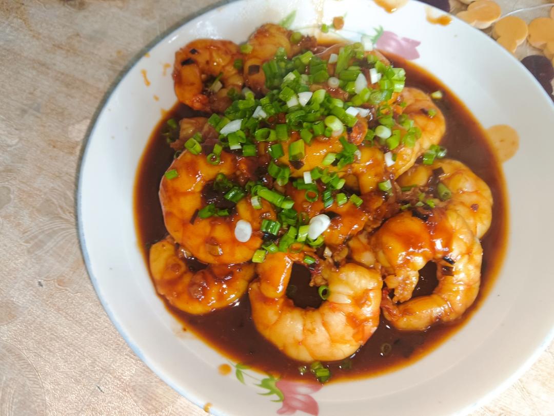 家庭版油焖大虾