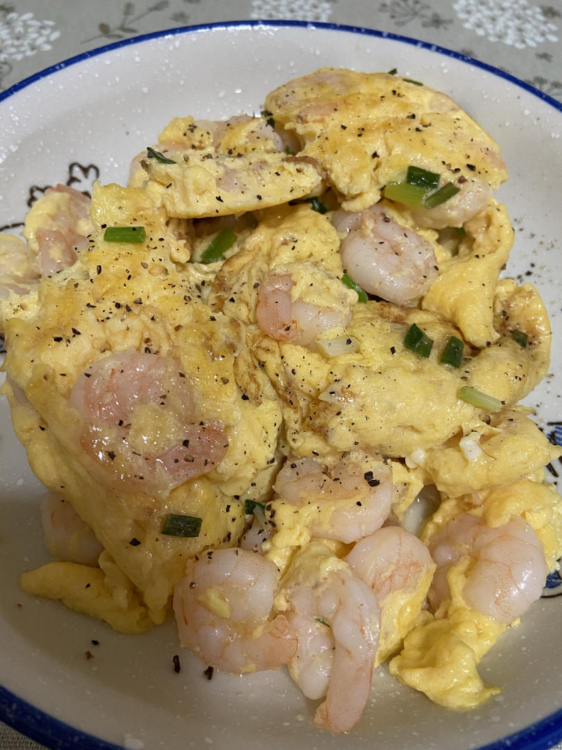 孩子超爱吃的虾仁滑蛋