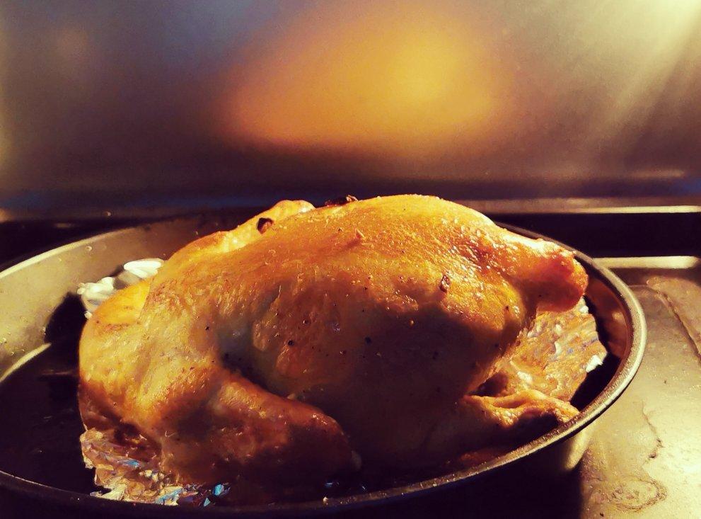 超简单的脆皮烤鸡