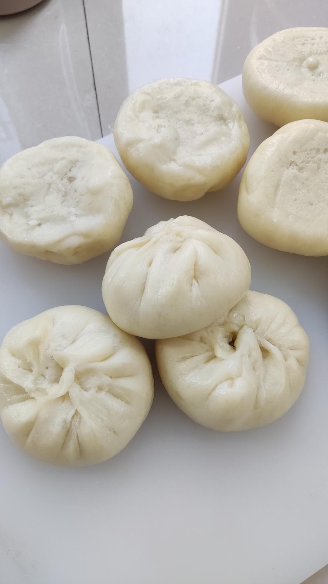 超详细 一周岁+宝宝辅食 纯手揉超级简单一发到位 奶香松软包子（包子皮）