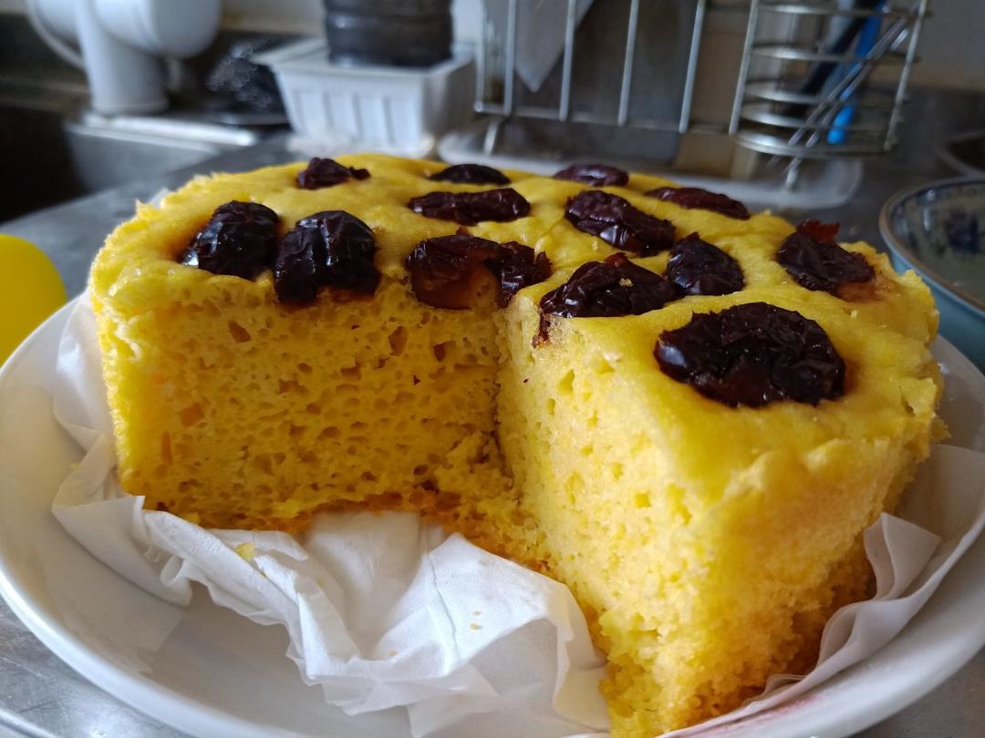 玉米面发糕(原创独家配方)