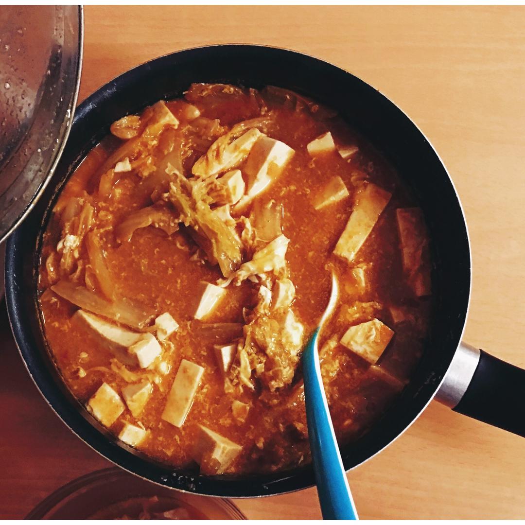 韩式豆腐锅 Korean Tofu Hotpot