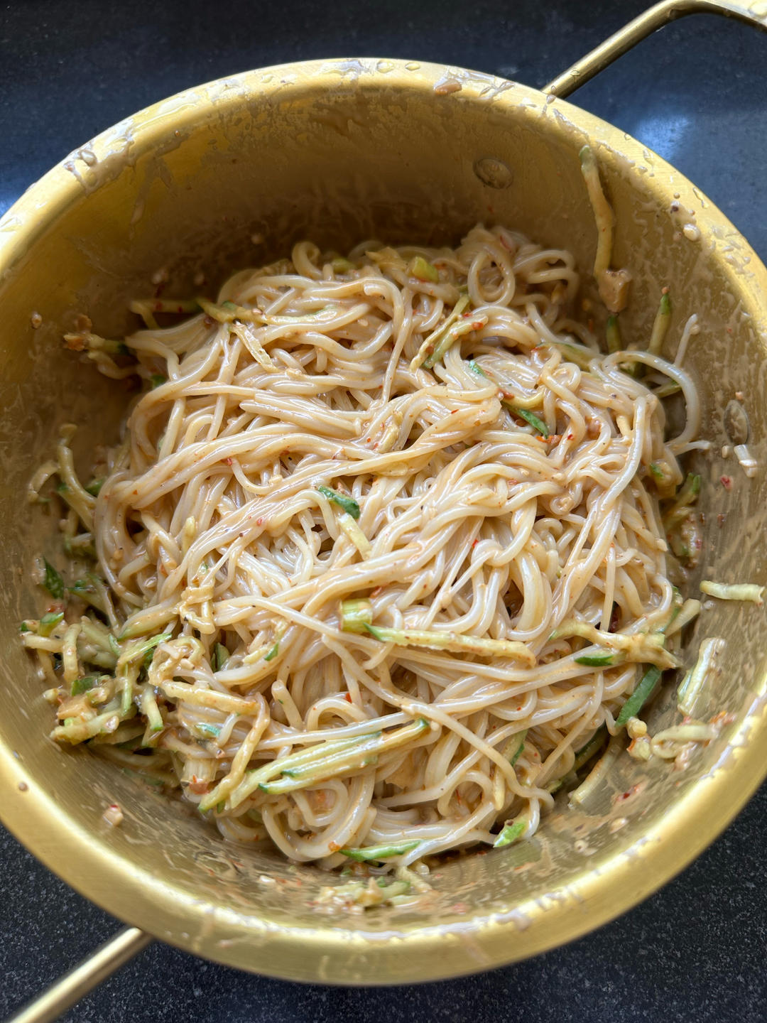 麻汁拌冷面的做法