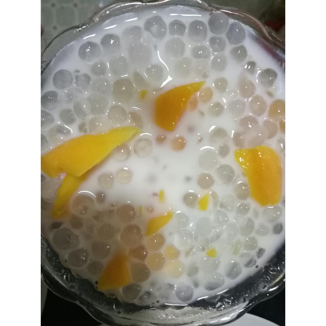 芒果椰汁西米露