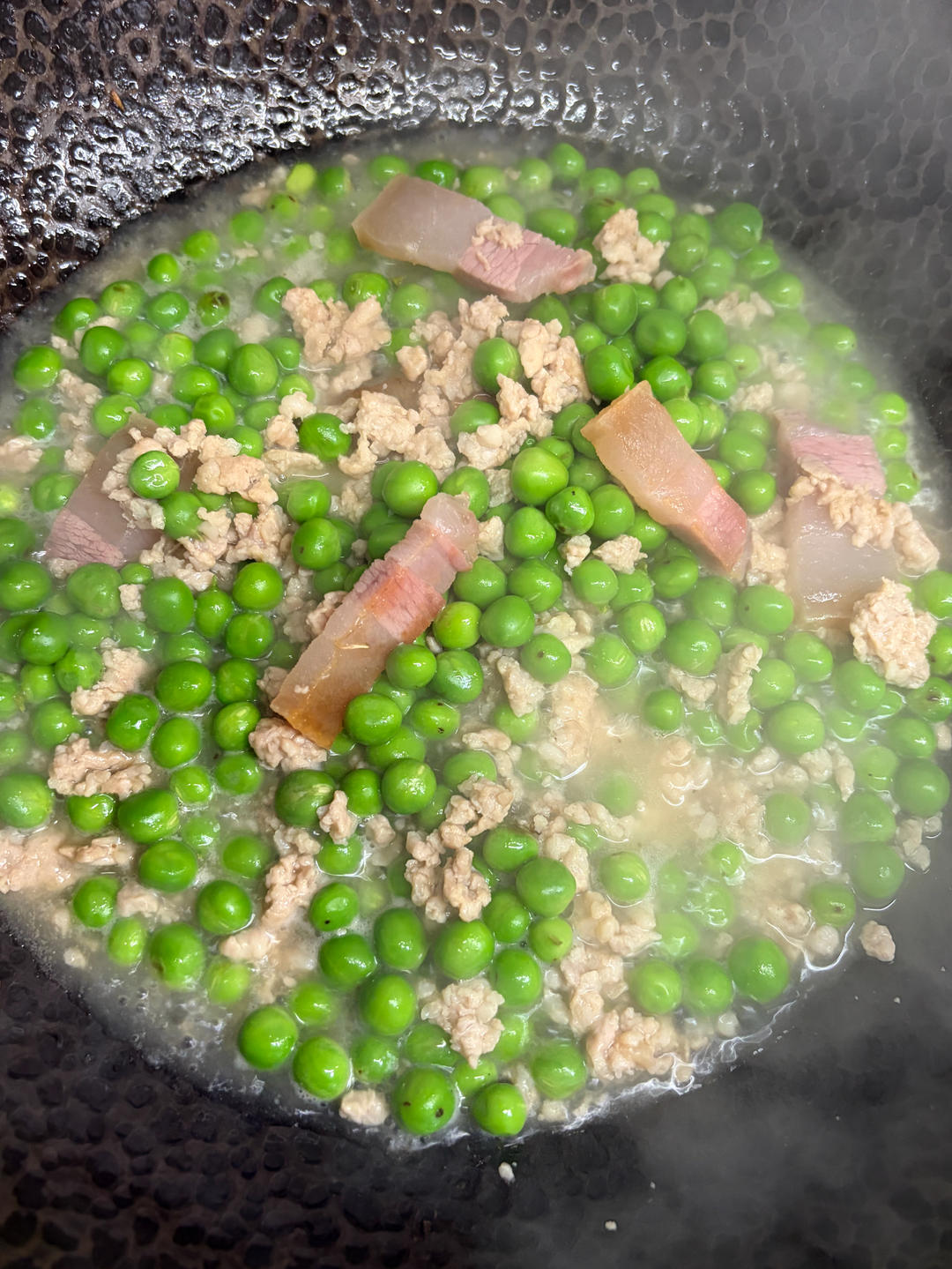咸肉豌豆肉末