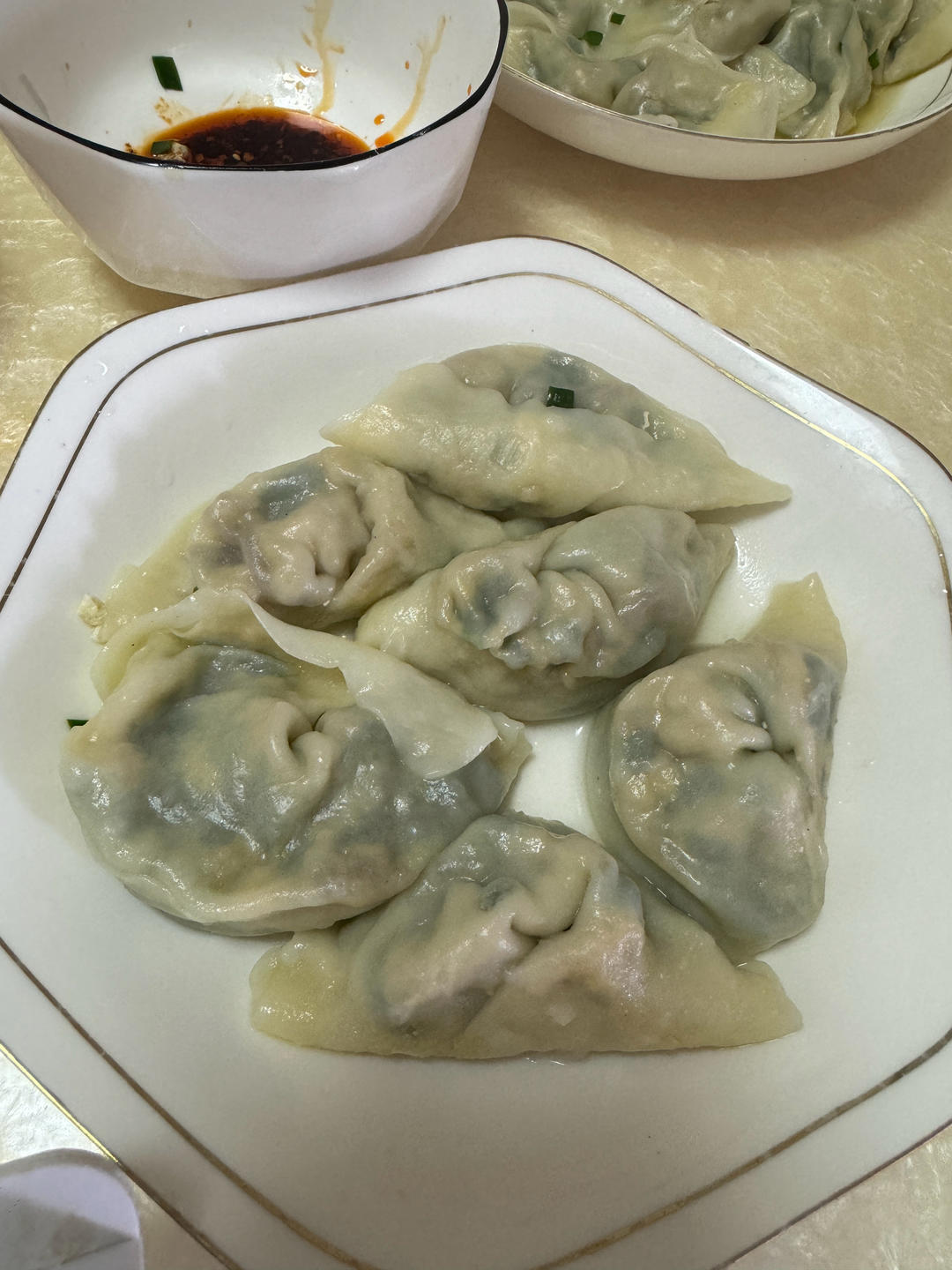 「韭菜鸡蛋素馅儿」这样调/比肉香😍😍😍