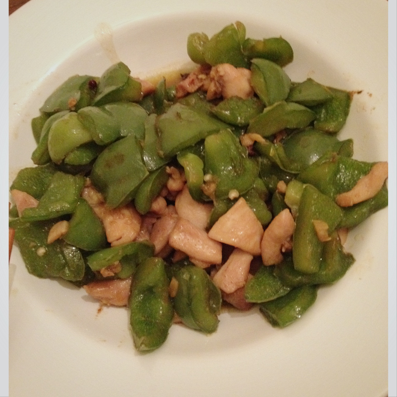 5分钟速食--青椒炒鸡脯