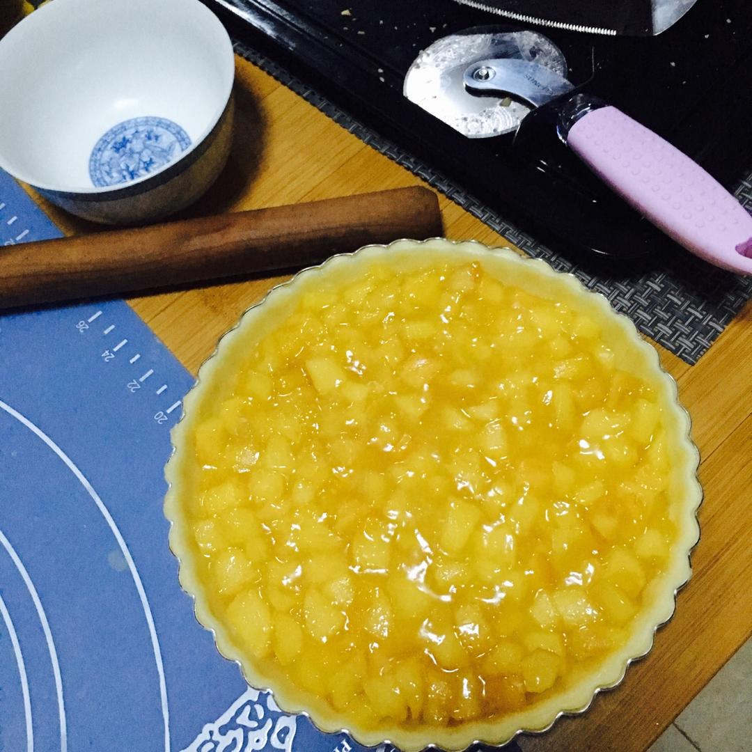 清甜双果派
