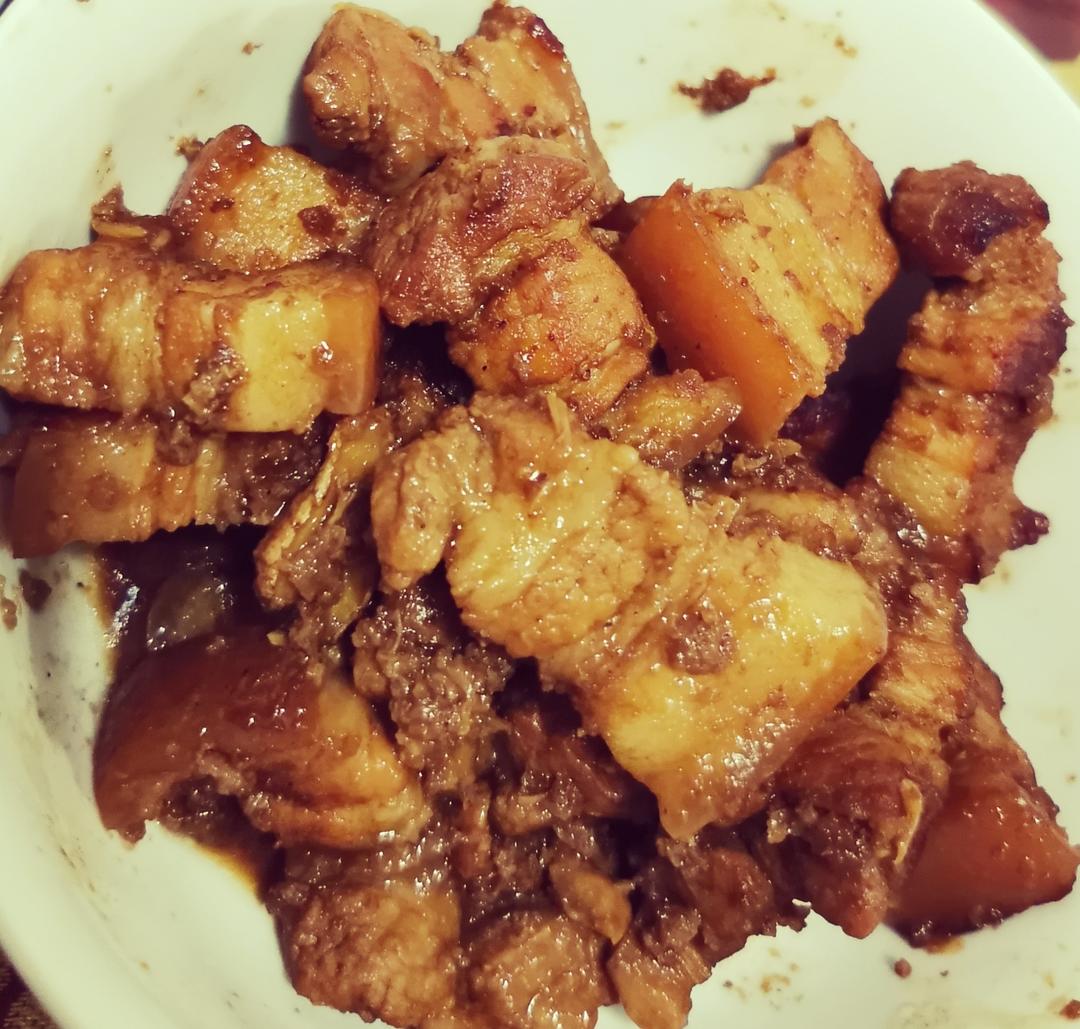 不焯水不放油的家常红烧肉