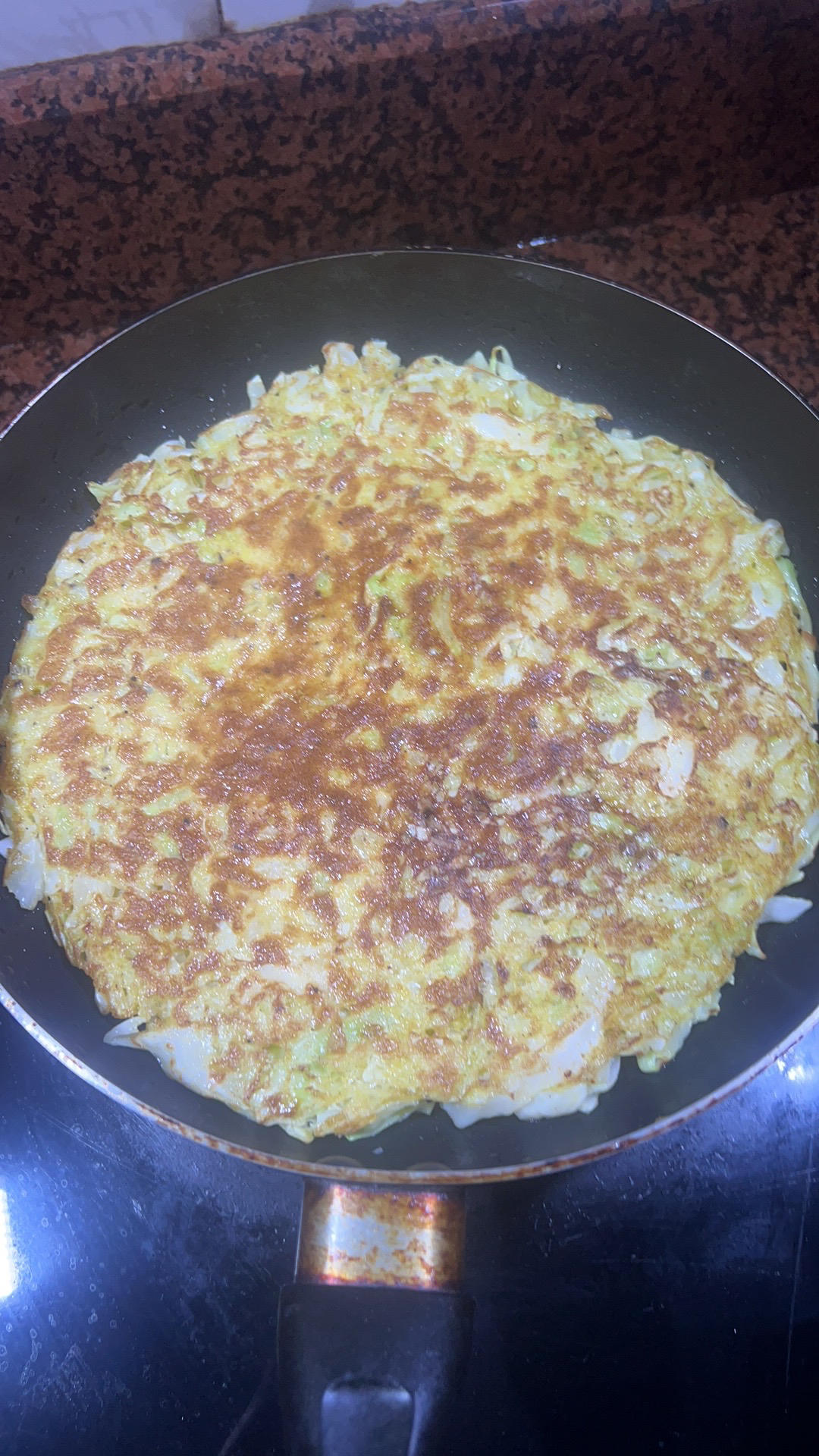 包菜蛋饼也太好吃了吧！！！吃撑才153大卡