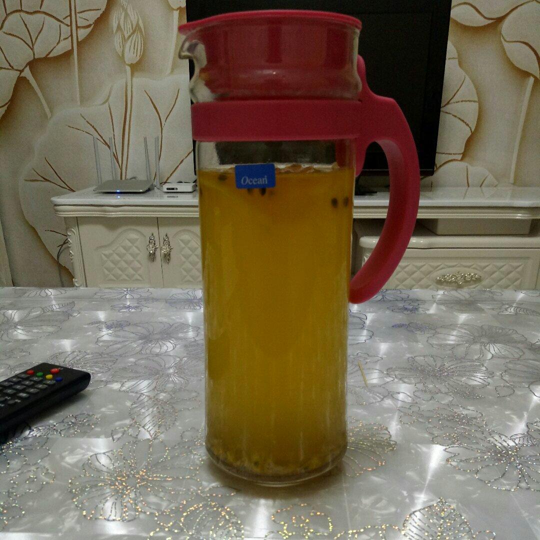 百香果蜂蜜水果茶
