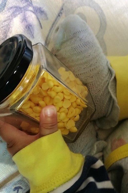 入口即化的无添加蛋黄溶豆