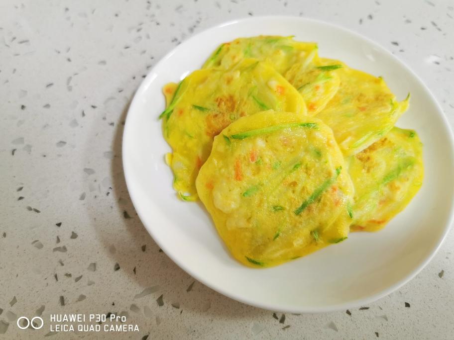 辅食豆腐西葫芦虾饼        1岁+的做法 步骤5