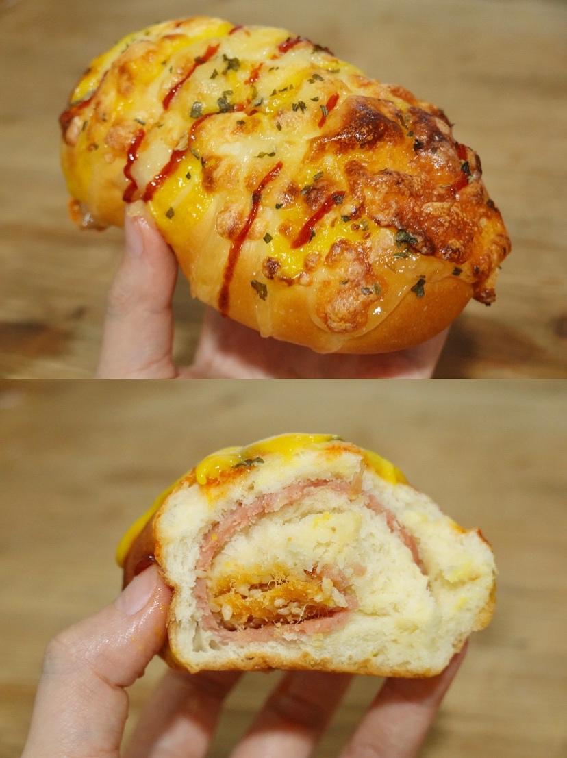 培根肉松面包中筋面粉玉米油版