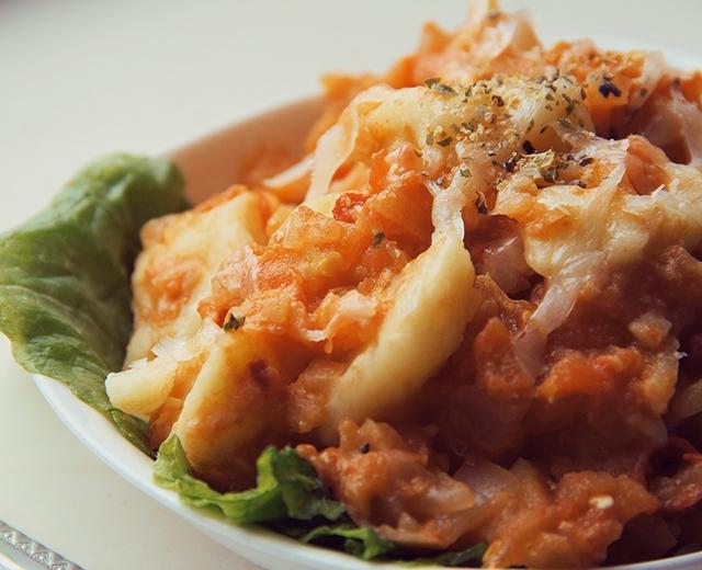 辣味奶酪马铃薯面疙瘩 (Hot Cheese Potato Gnocchi)的做法