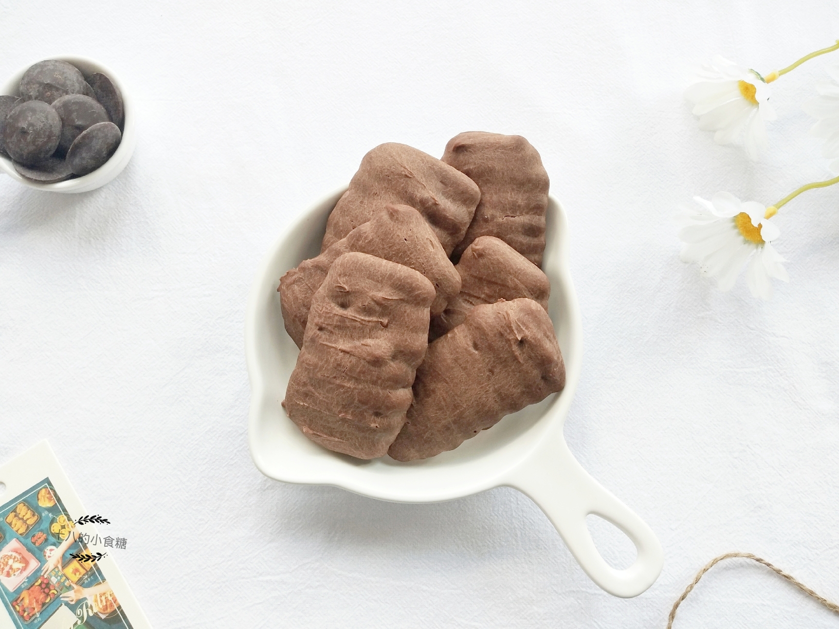 零难度❗️外脆里糯㊙️巧克力流心手指麻薯的做法 步骤10