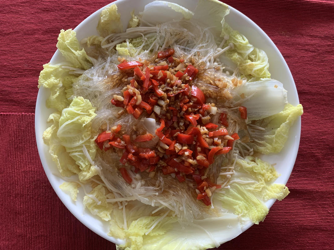 蒜蓉粉丝娃娃菜