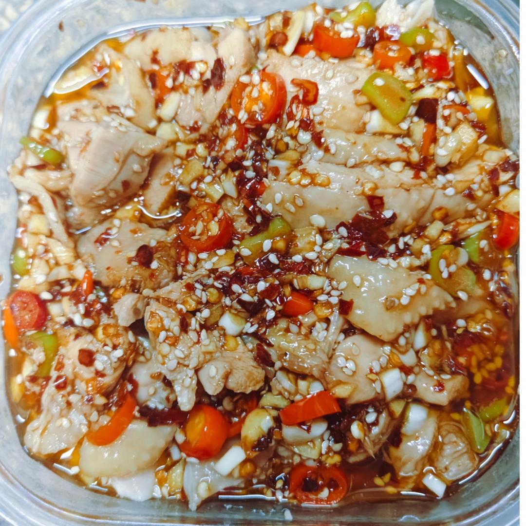 椒麻口水鸡