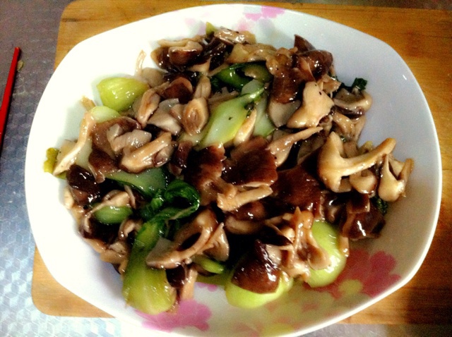 蚝油香菇油菜