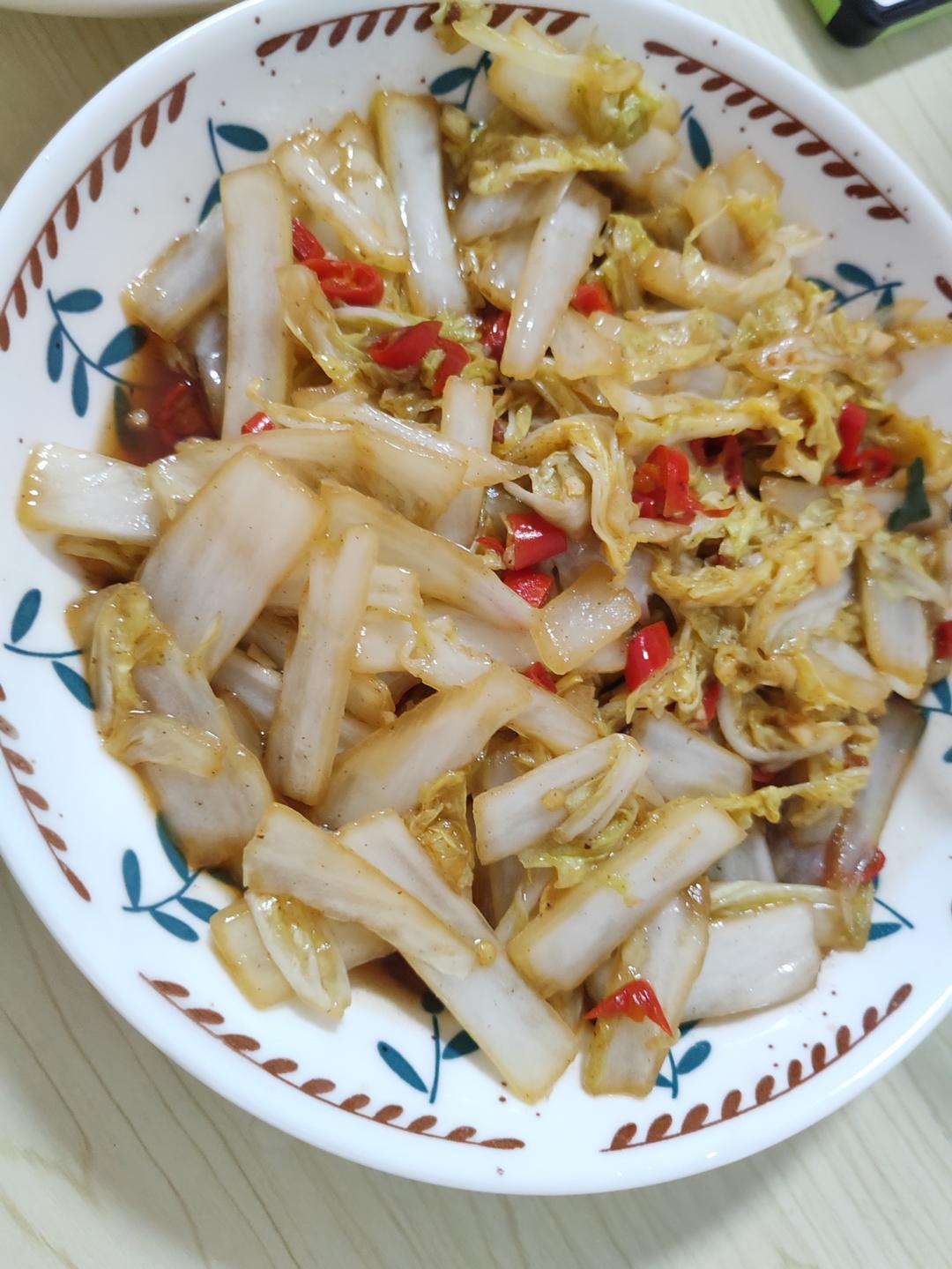 酸爽开胃的酸辣娃娃菜（白菜）