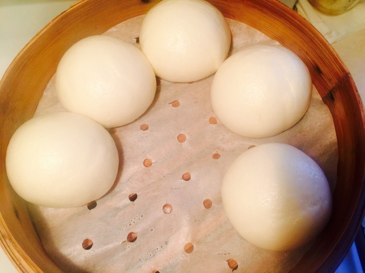 直接发酵法的白胖包子