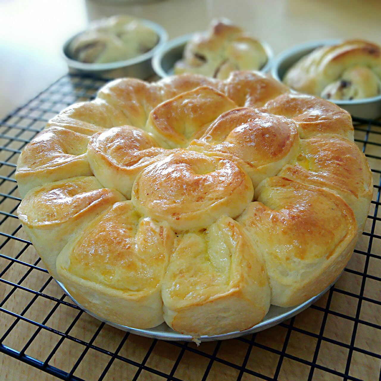 培根芝士花朵面包