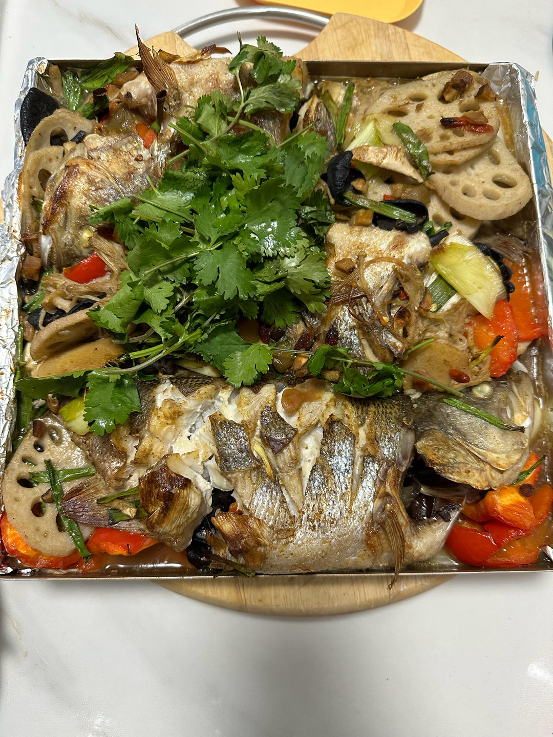 重庆烤鱼(烤箱版)爆好吃，爆简单