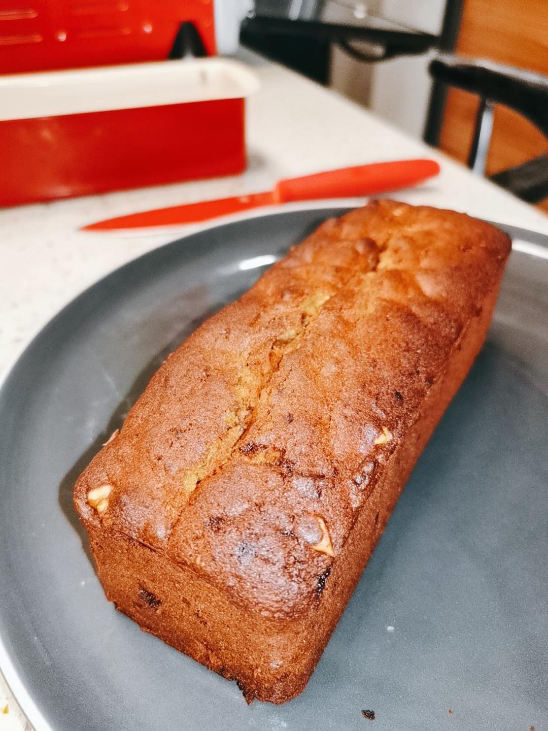 枣泥核桃磅蛋糕
