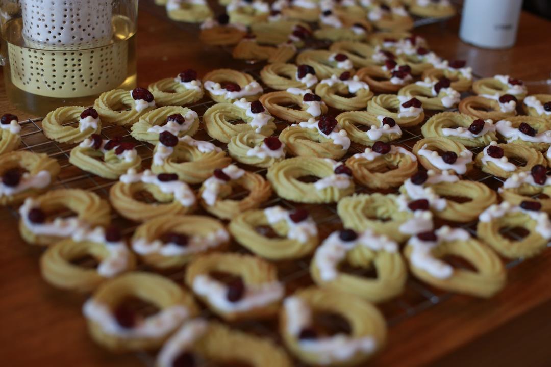 【圣诞】花环小曲奇 Christmas Wreath