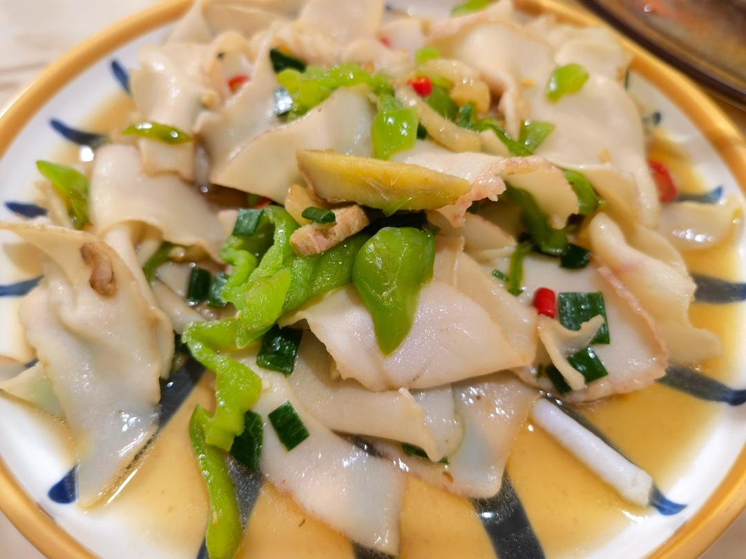 葱爆海螺片