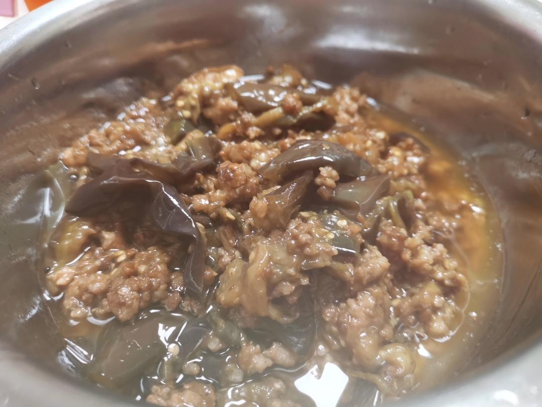 不用油炸超省油的鱼香肉末茄子煲