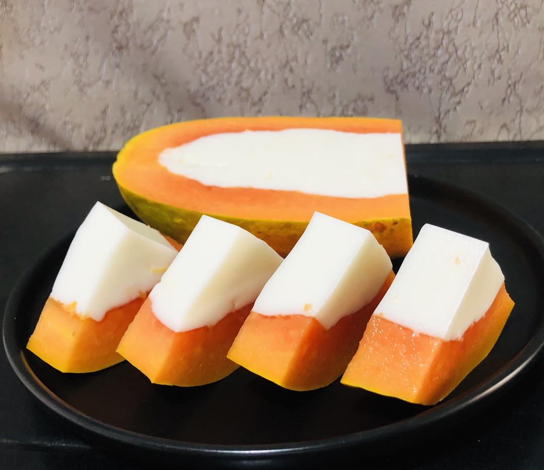 有手就会的木瓜椰奶冻的做法