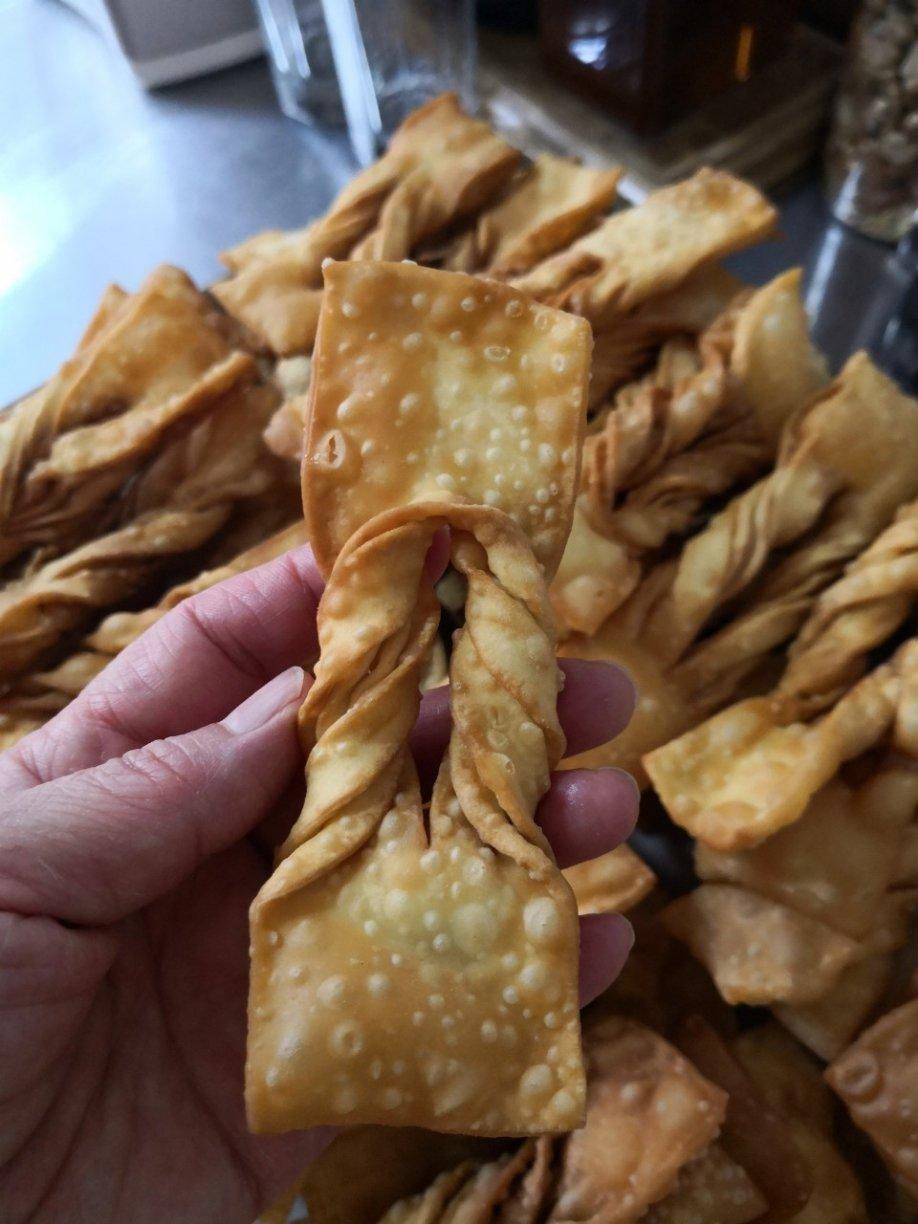 漂亮鸿雁做的炸套环