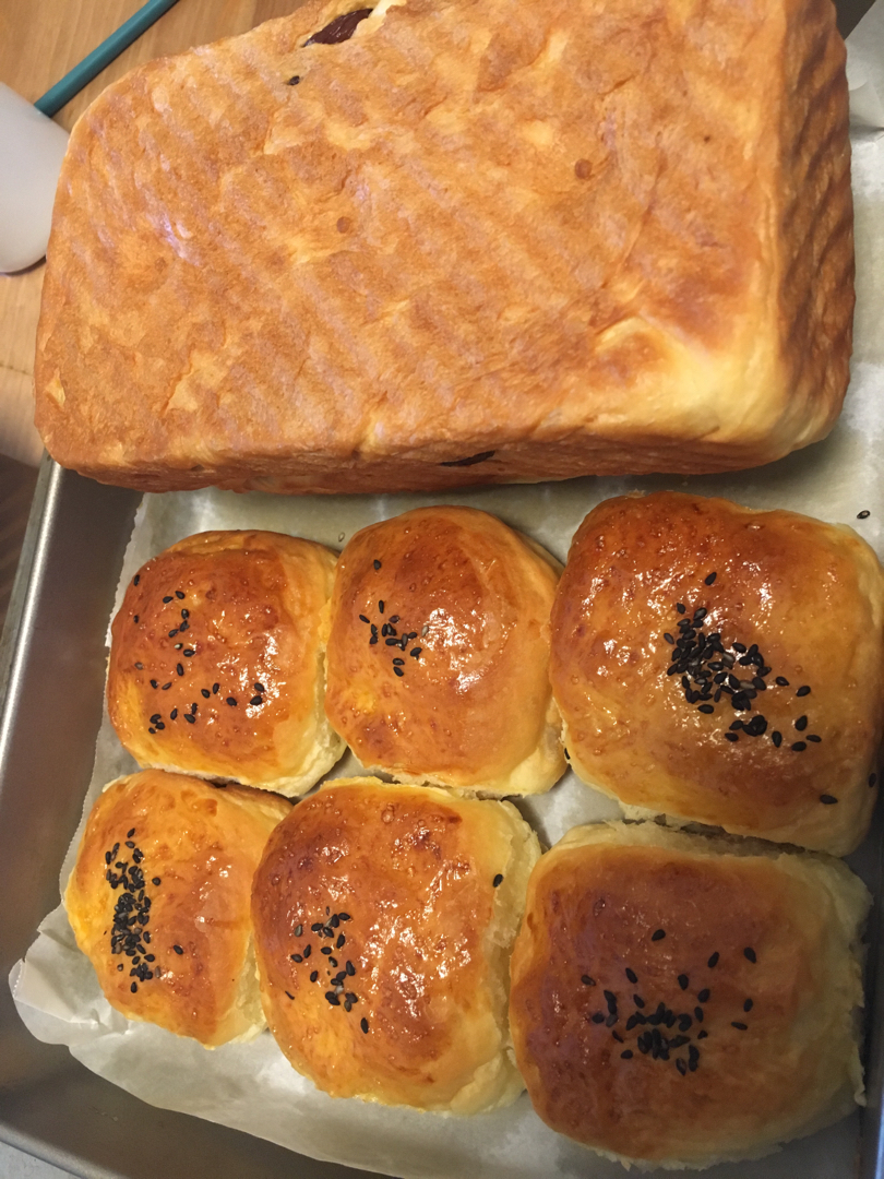 😻色香诱人🐮奶香牛角包🥐