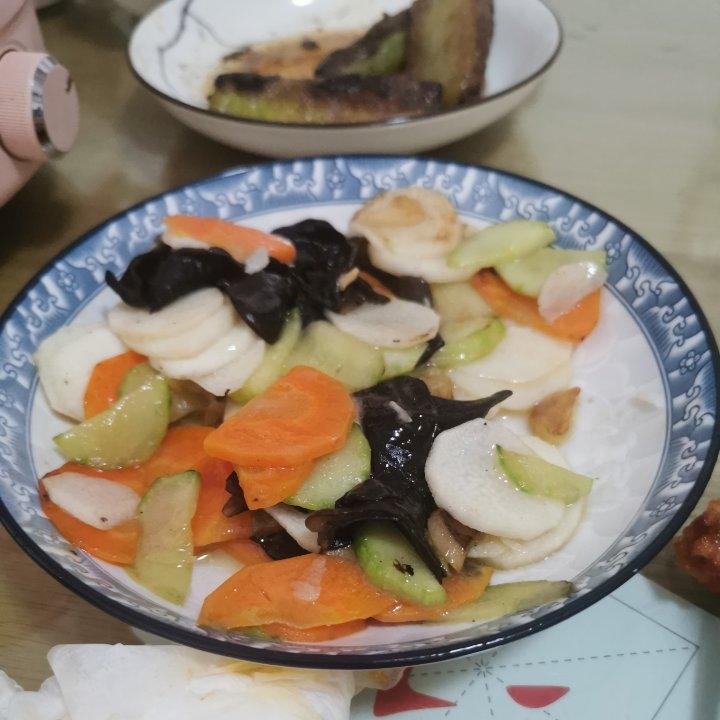清炒山药片