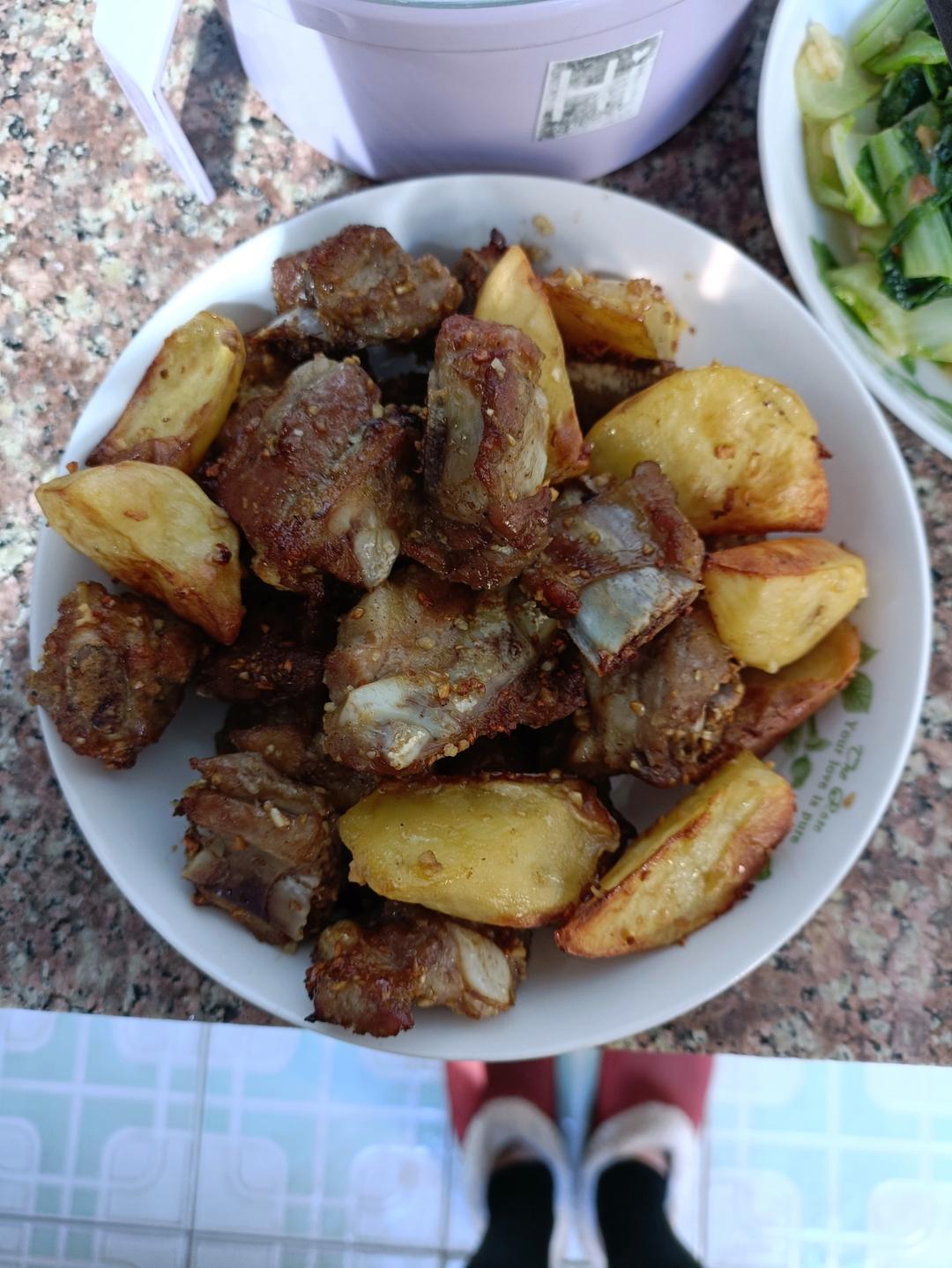 蒜香排骨（空气炸锅版）