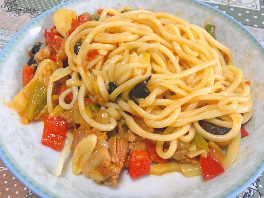过油肉拌面