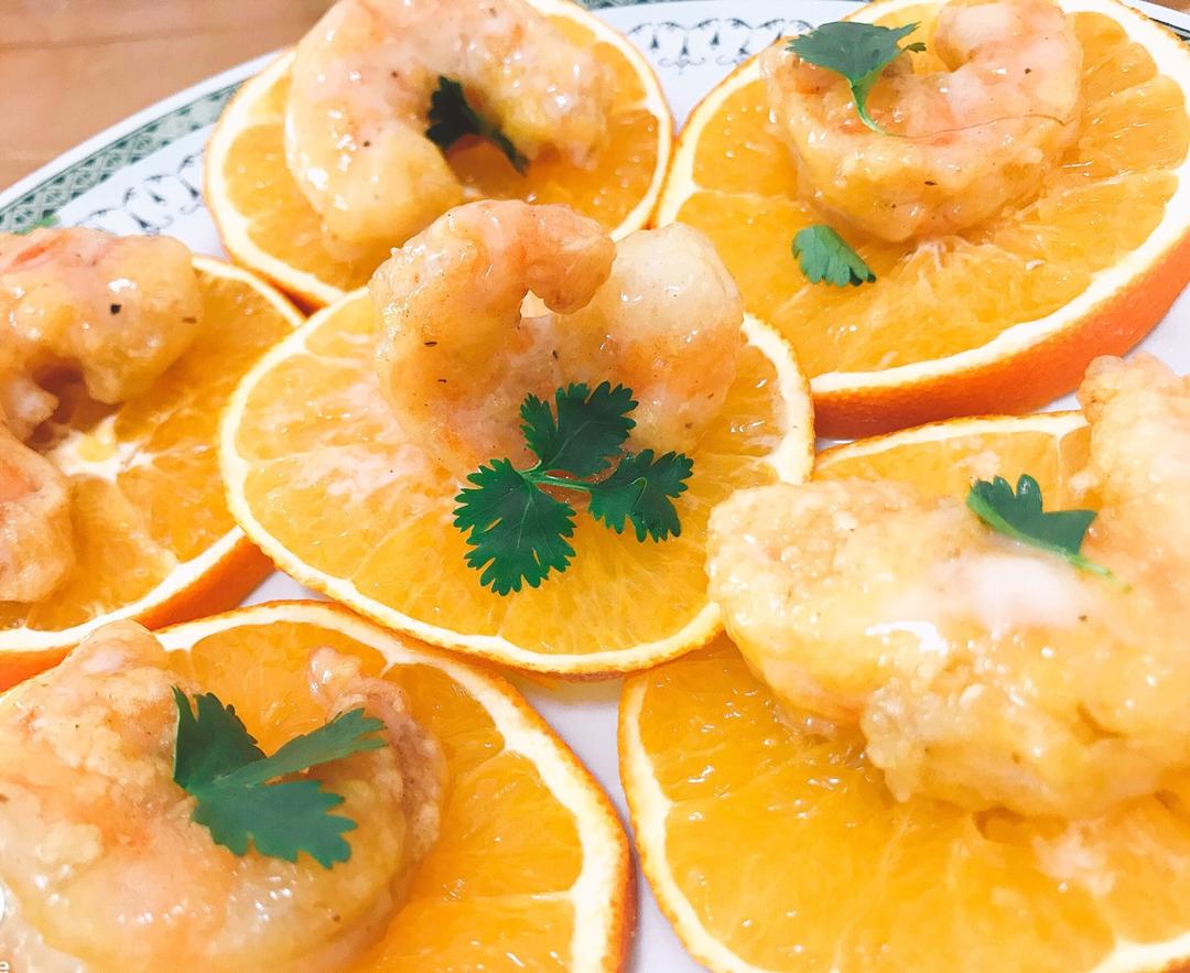 欢喜做年菜：鲜橙腰果沙拉酥虾