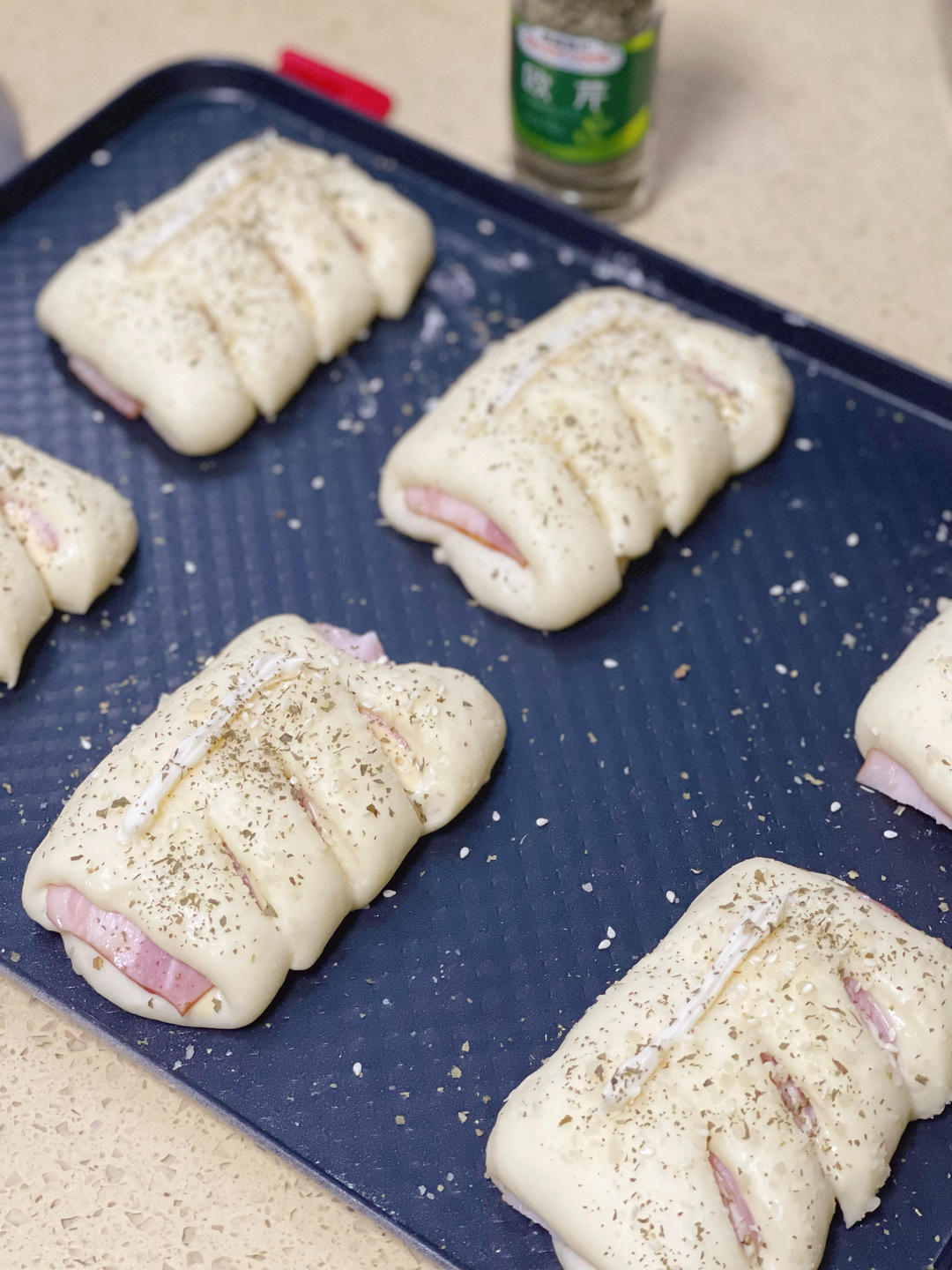 直接法万能面团－培根芝士包