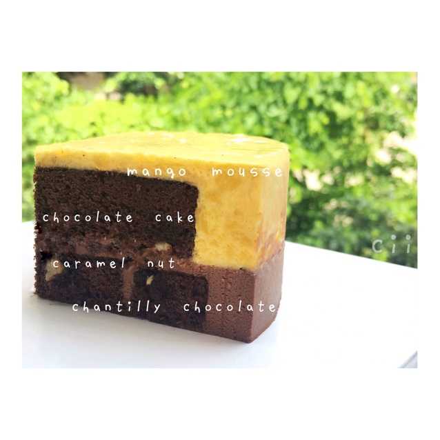 香缇巧克力芒果慕斯