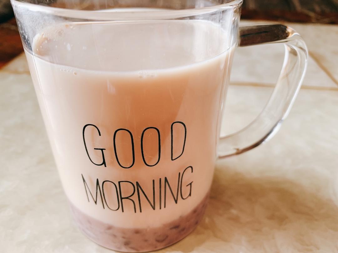 红豆奶茶