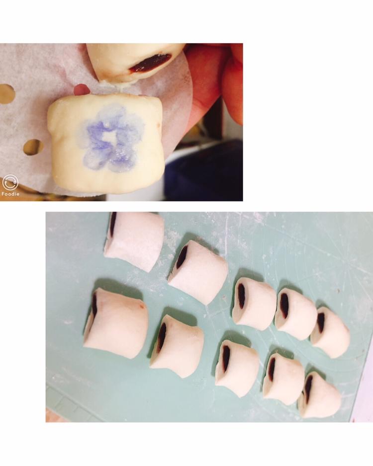 一口一个的刀切夹心牛奶小小馒头(一次性发酵)