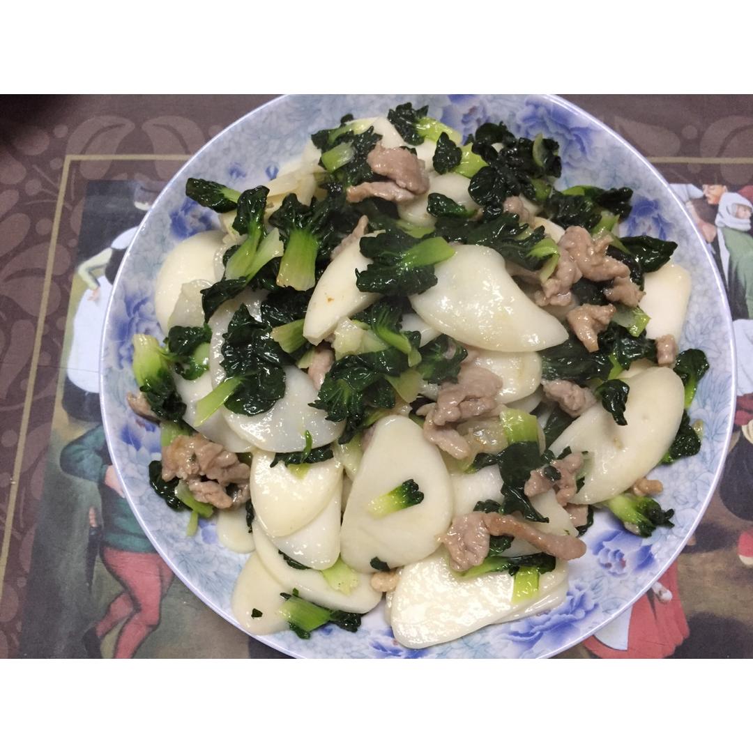 塔菜炒年糕