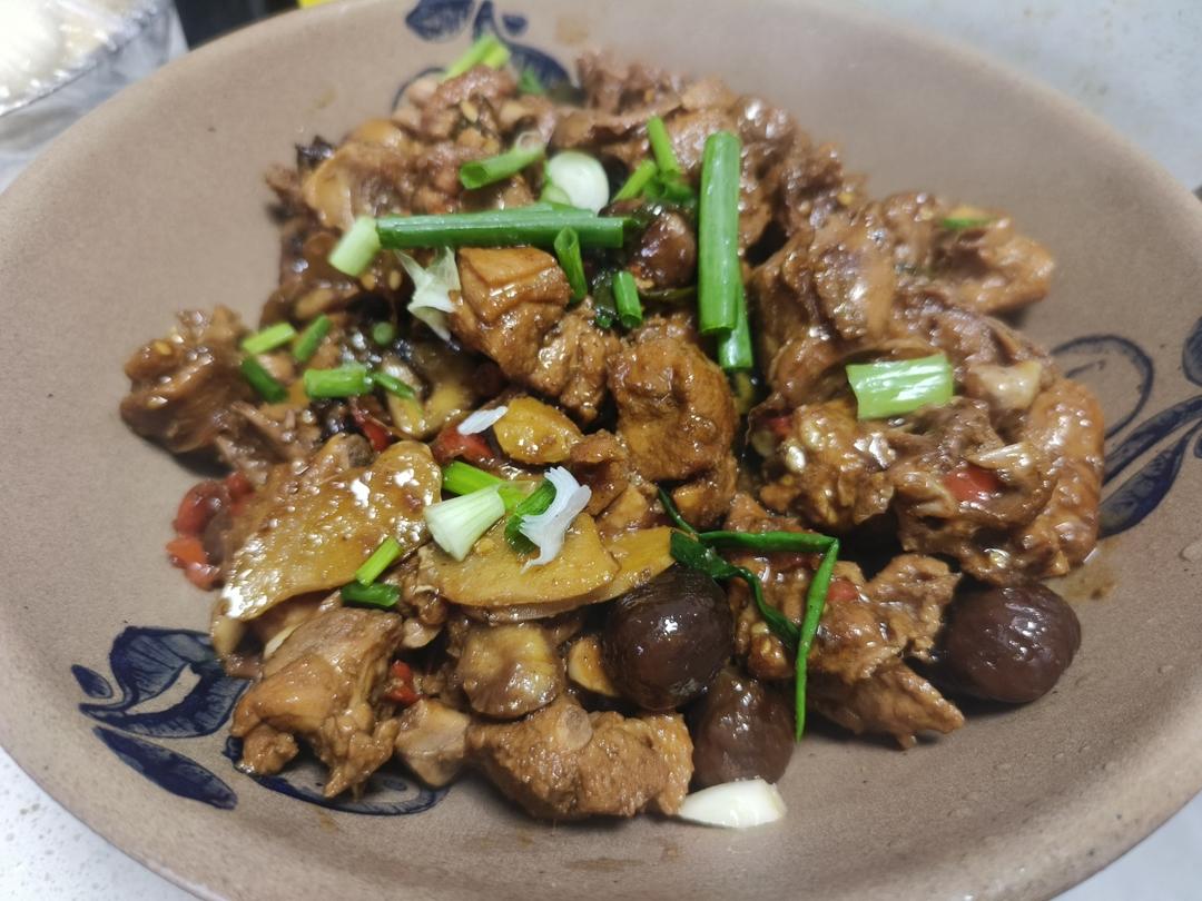板栗烧鸭