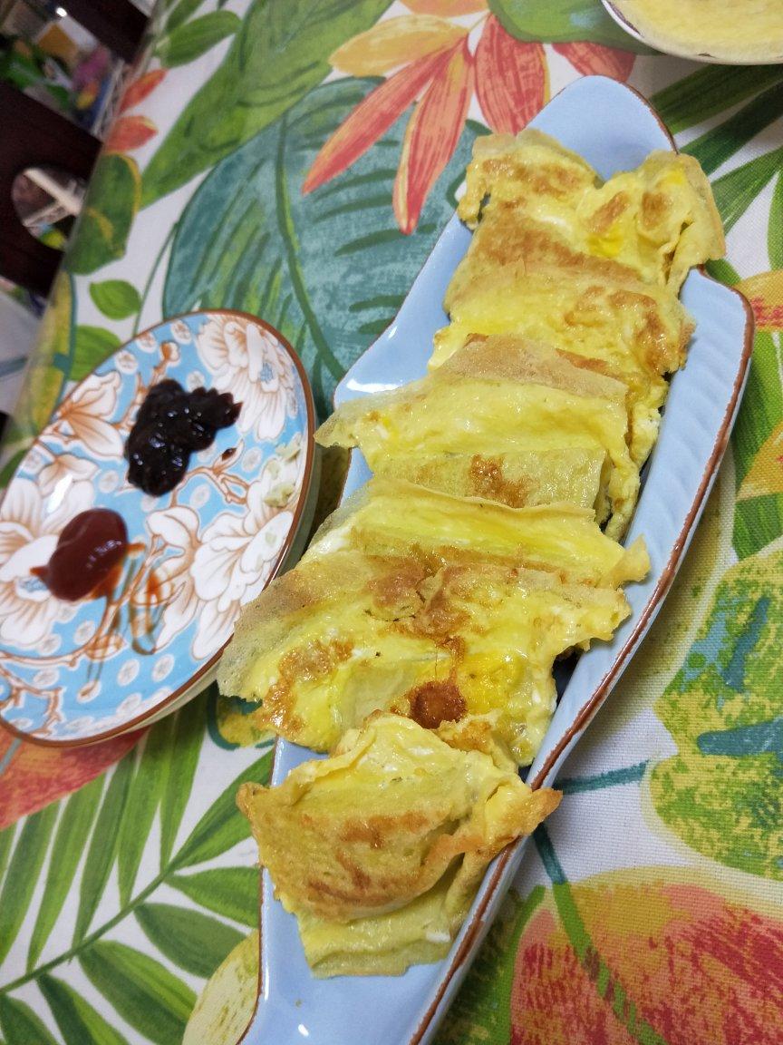 鸡蛋煎馒头片