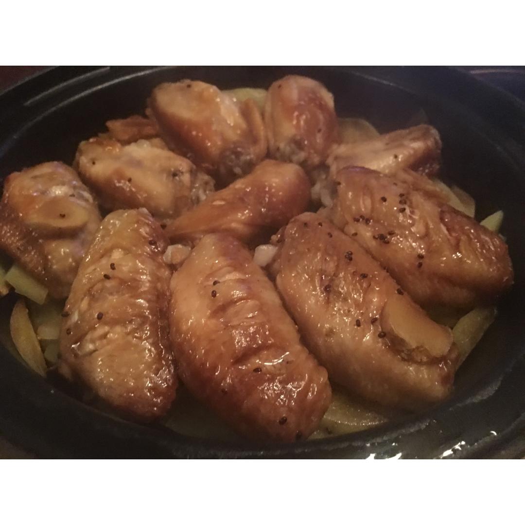 鸡翅塔吉锅