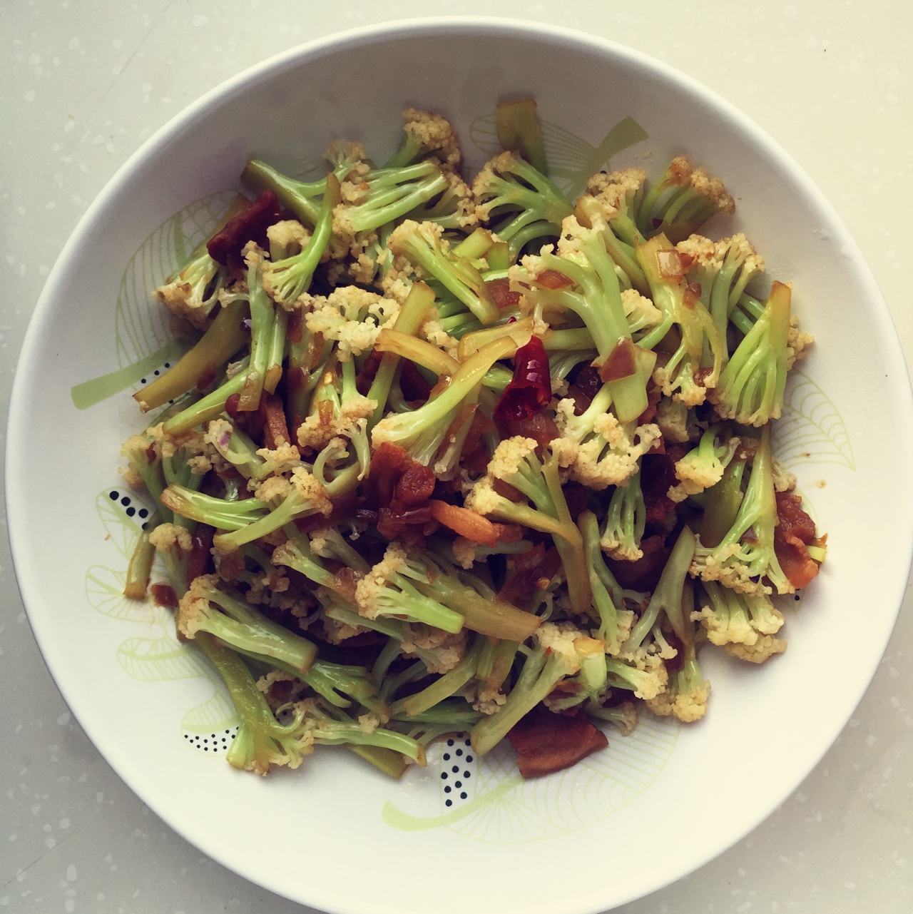 干锅有机花菜